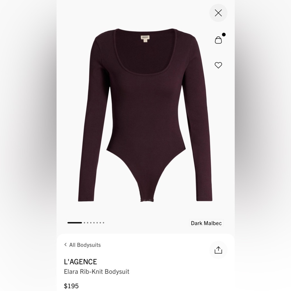 L’Agence body suit worn once